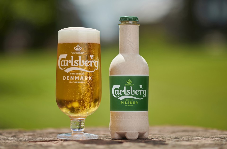 Carlsbergs fiberflaska 